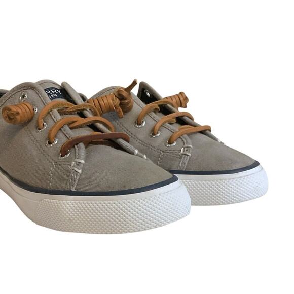 Sperry Top-Sider Boat Shoe Women's Size 6.5 M Gray Seacoast Sneaker Memory Foam - Picture 2 of 8